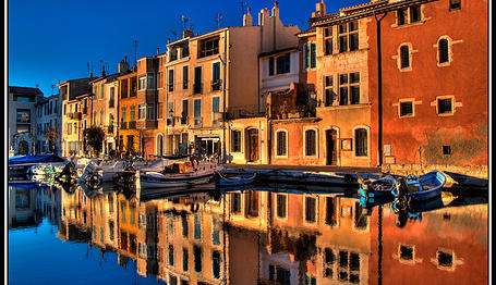 Mise à l'eau sur le site de Martigues